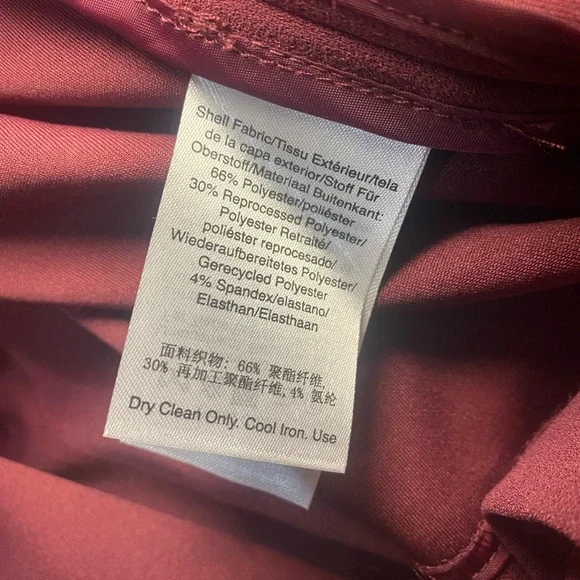 NWT DKNY x‎ Stitch Fix Women’s Burgundy Jacket Blazer Versatile Flattering